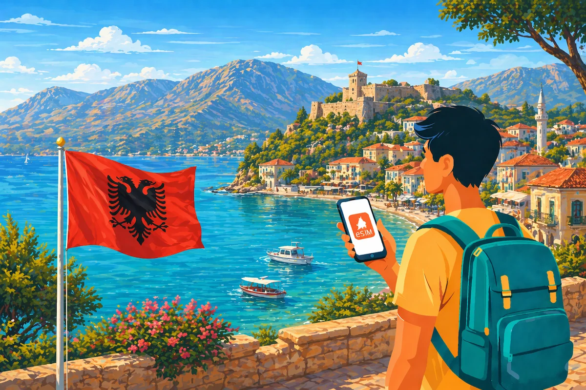 eSIM Albanien